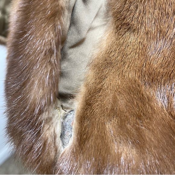 M Solomon Couture Designer Mink Fur Stole Cape Capelet - Picture 10 of 10